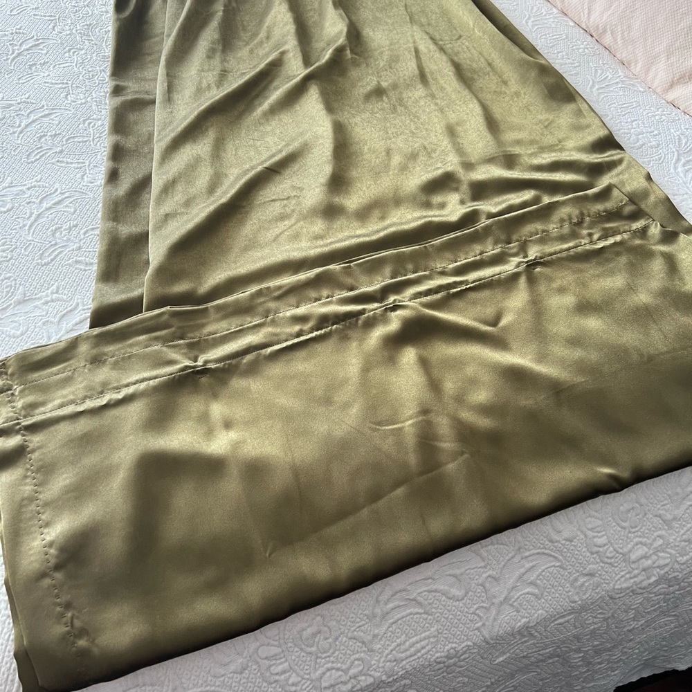 Olive Green Curtain Panels